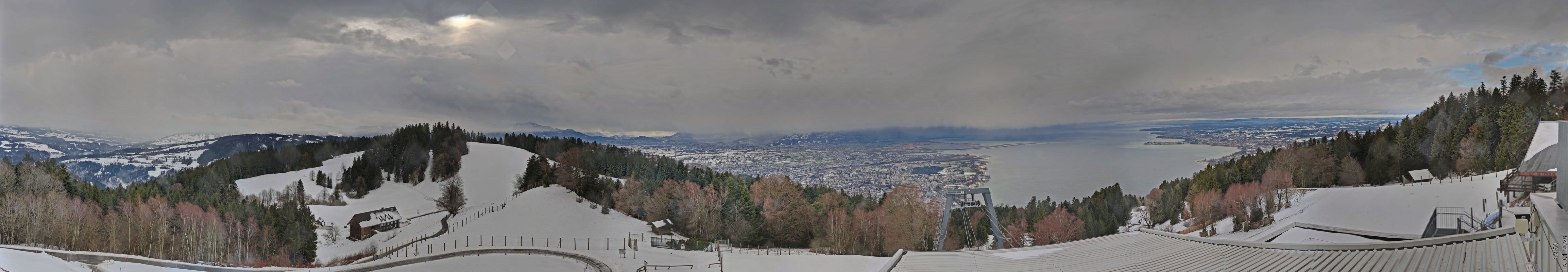 Archiv Foto Webcam Bregenz: Bergstation Pfänderbahn