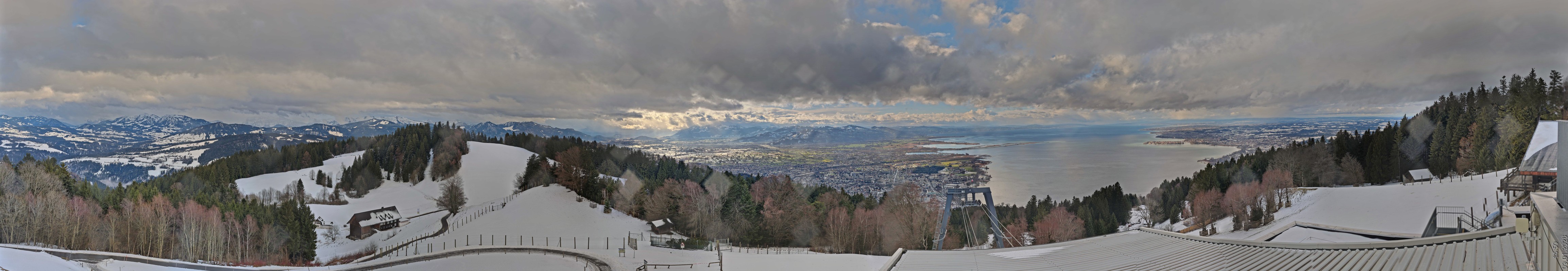 Archiv Foto Webcam Bregenz: Bergstation Pfänderbahn