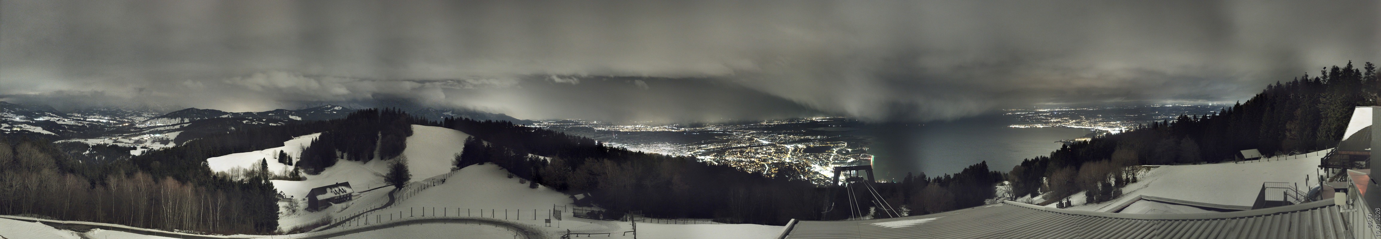 Archiv Foto Webcam Bregenz: Bergstation Pfänderbahn