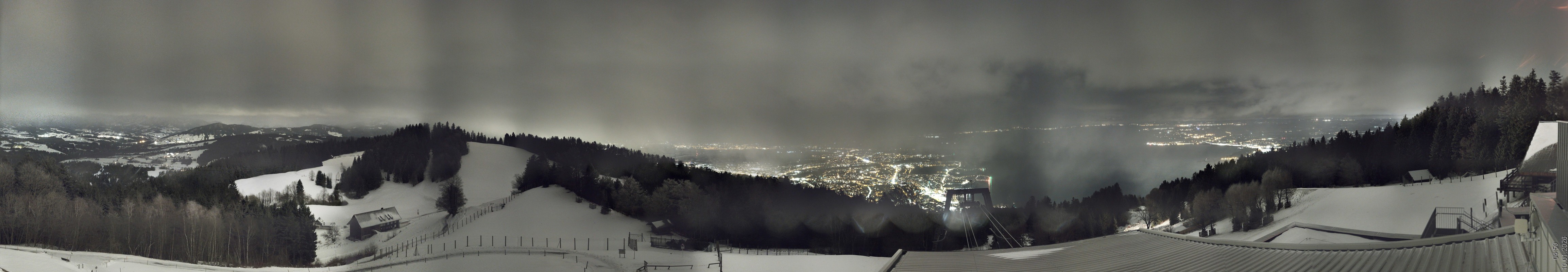 Archiv Foto Webcam Bregenz: Bergstation Pfänderbahn