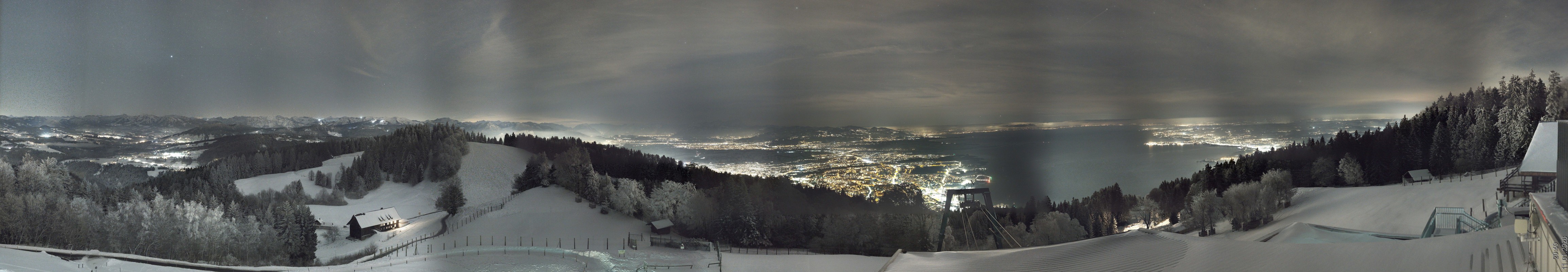 Archiv Foto Webcam Bregenz: Bergstation Pfänderbahn