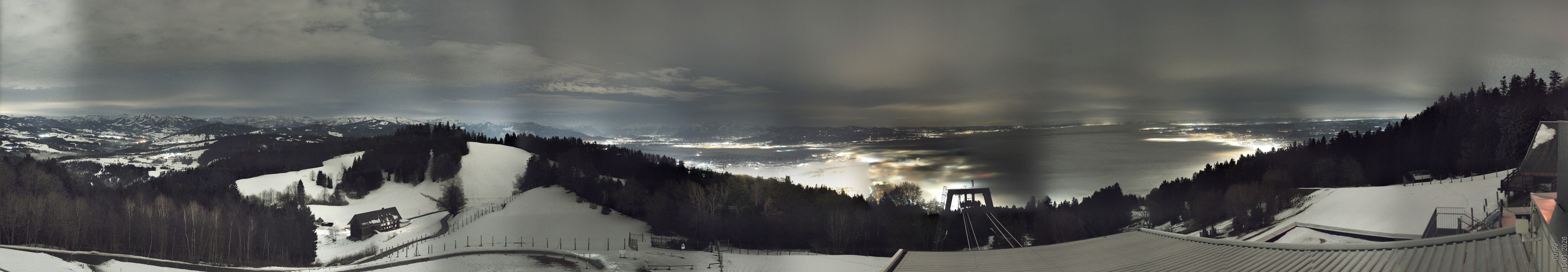 Archived image Webcam Top Station Pfänderbahn
