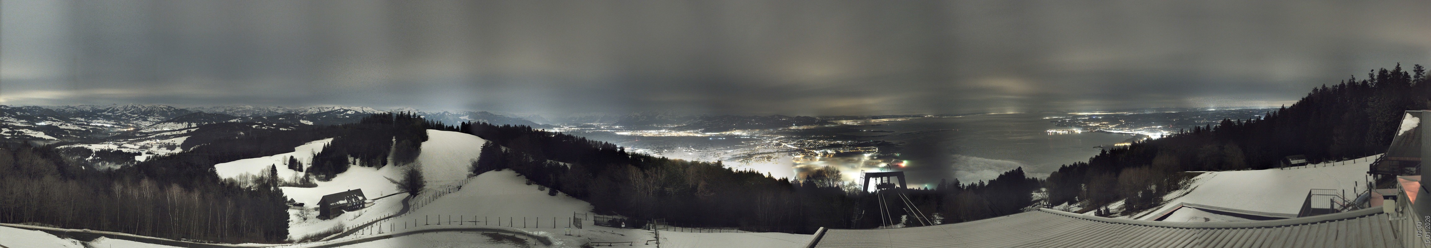Archived image Webcam Top Station Pfänderbahn