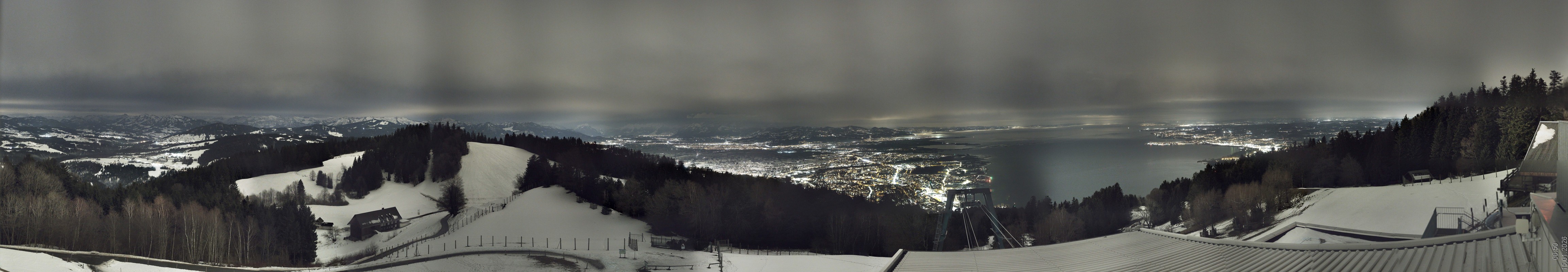 Archived image Webcam Top Station Pfänderbahn