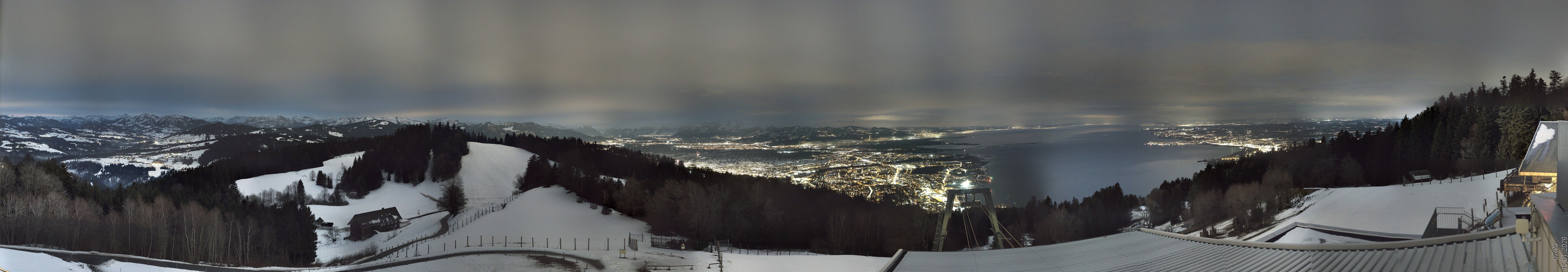 Archived image Webcam Top Station Pfänderbahn