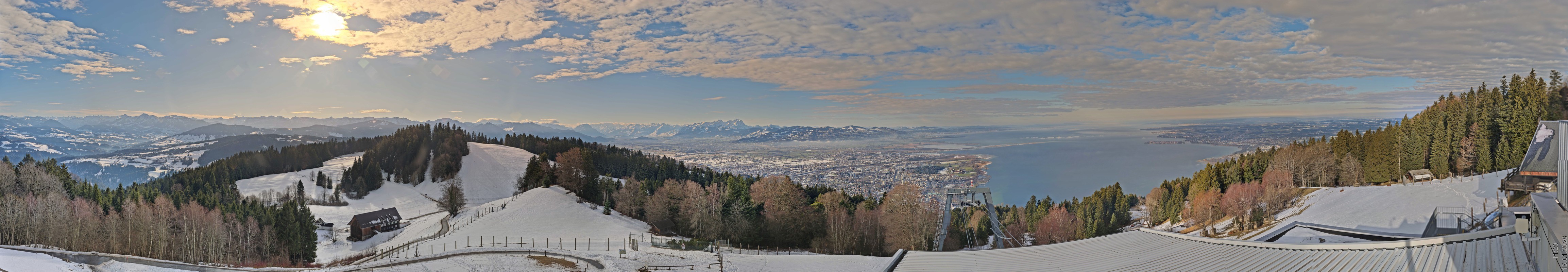 Archived image Webcam Top Station Pfänderbahn