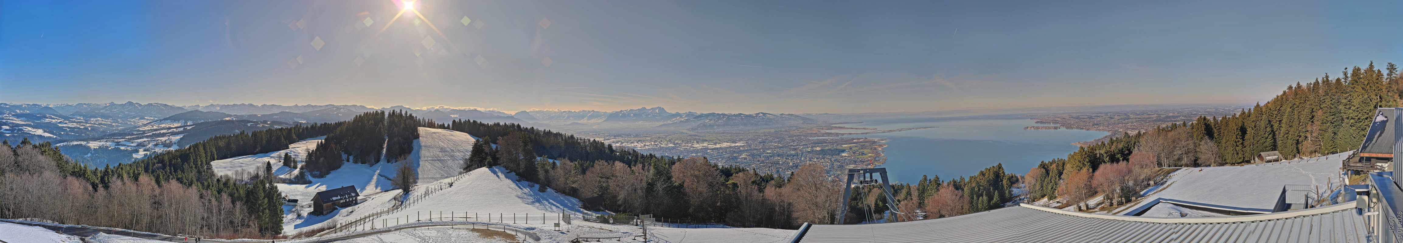 Archived image Webcam Top Station Pfänderbahn