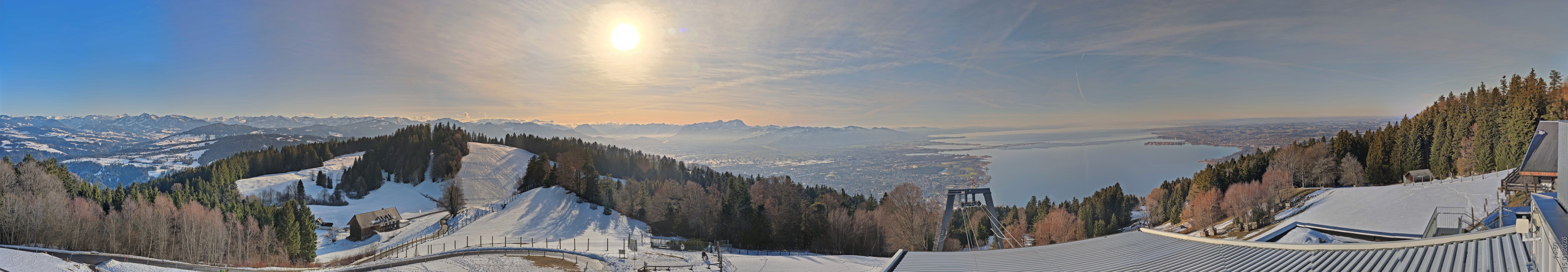 Archived image Webcam Top Station Pfänderbahn