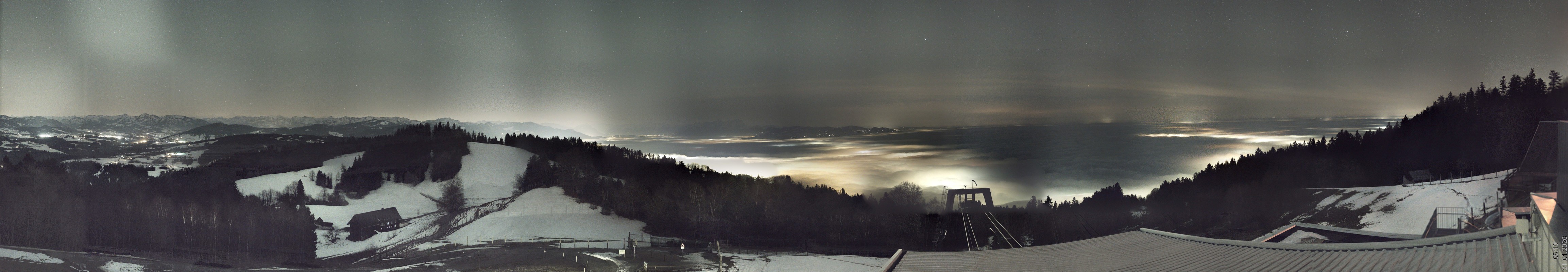 Archived image Webcam Top Station Pfänderbahn