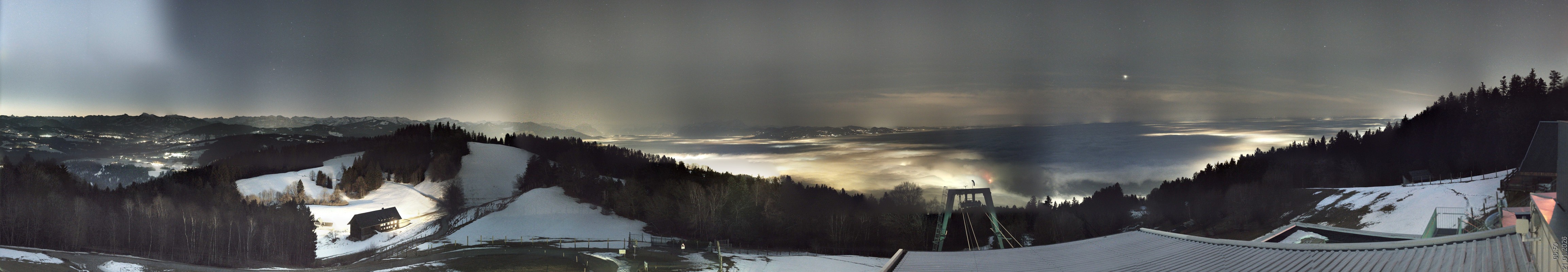 Archived image Webcam Top Station Pfänderbahn