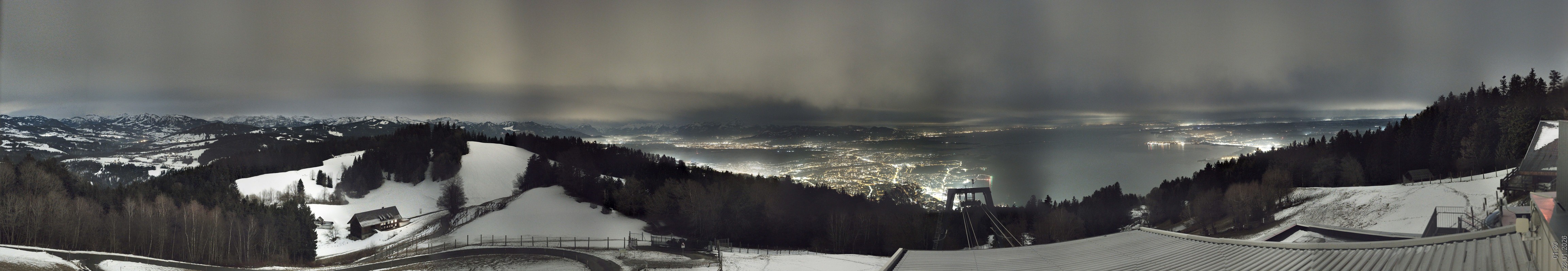 Archiv Foto Webcam Bregenz: Bergstation Pfänderbahn