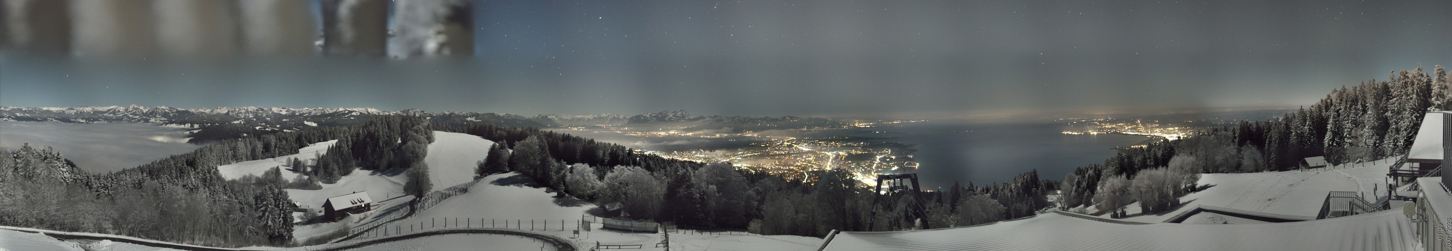 Archiv Foto Webcam Bregenz: Bergstation Pfänderbahn