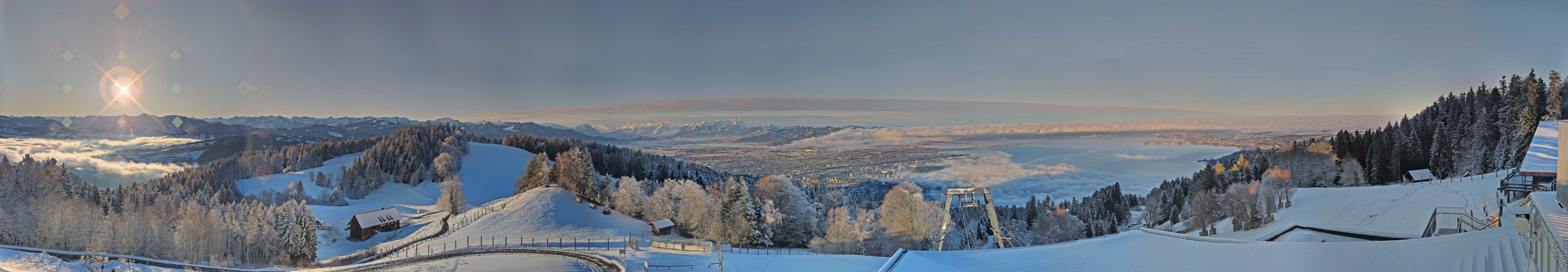 Archiv Foto Webcam Bregenz: Bergstation Pfänderbahn