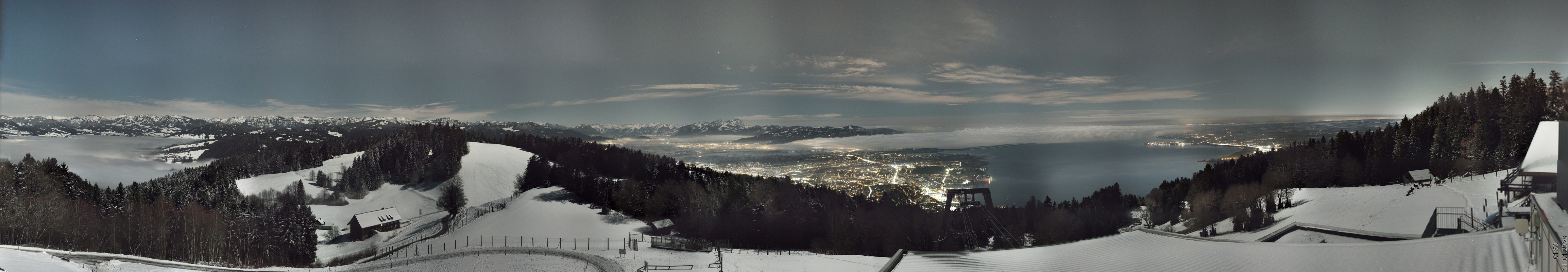 Archiv Foto Webcam Bregenz: Bergstation Pfänderbahn