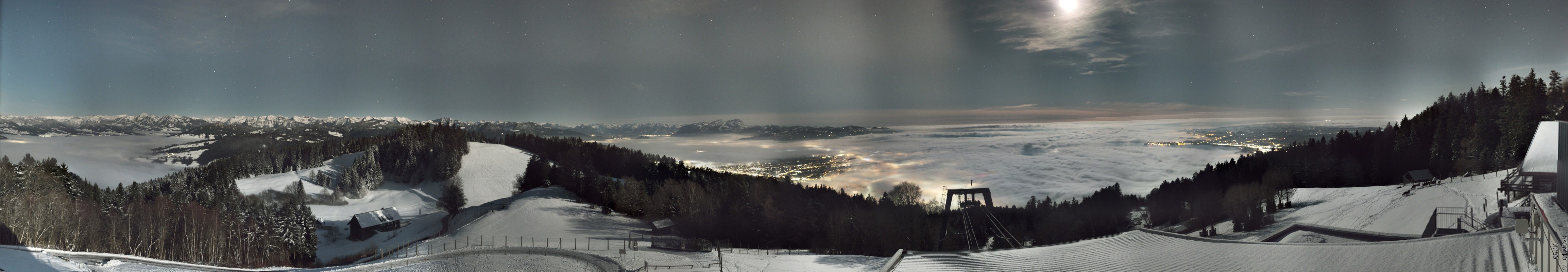Archiv Foto Webcam Bregenz: Bergstation Pfänderbahn