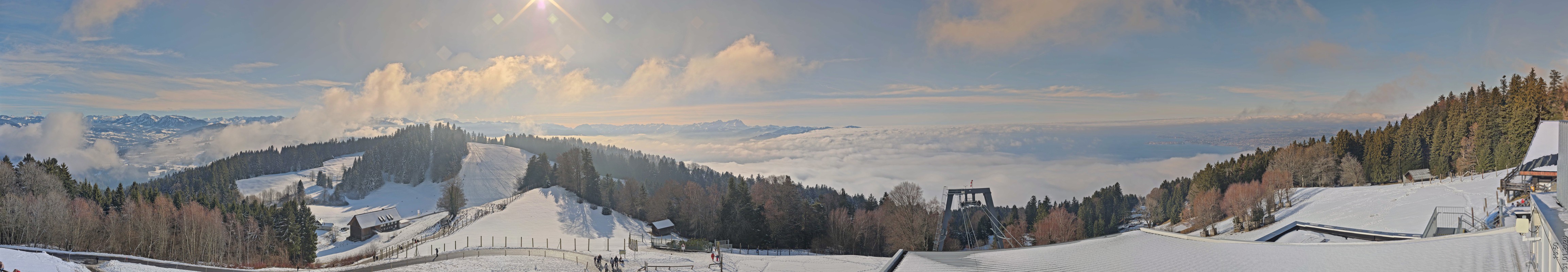 Archiv Foto Webcam Bregenz: Bergstation Pfänderbahn