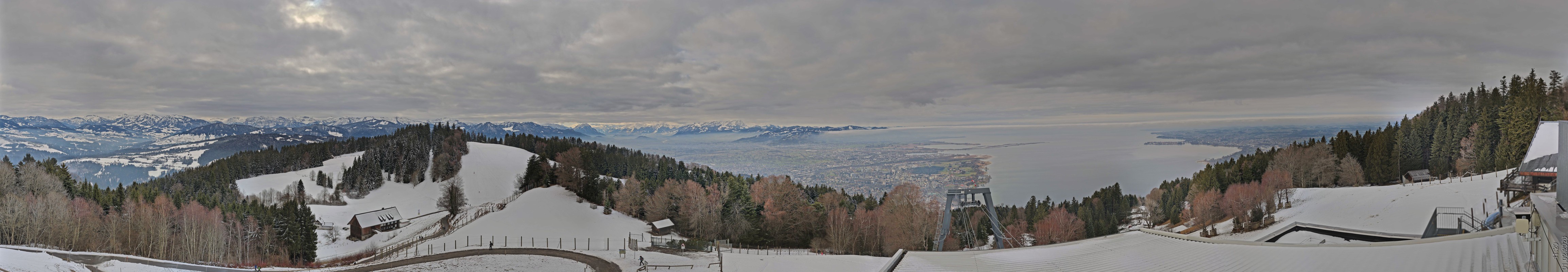 Archiv Foto Webcam Bregenz: Bergstation Pfänderbahn