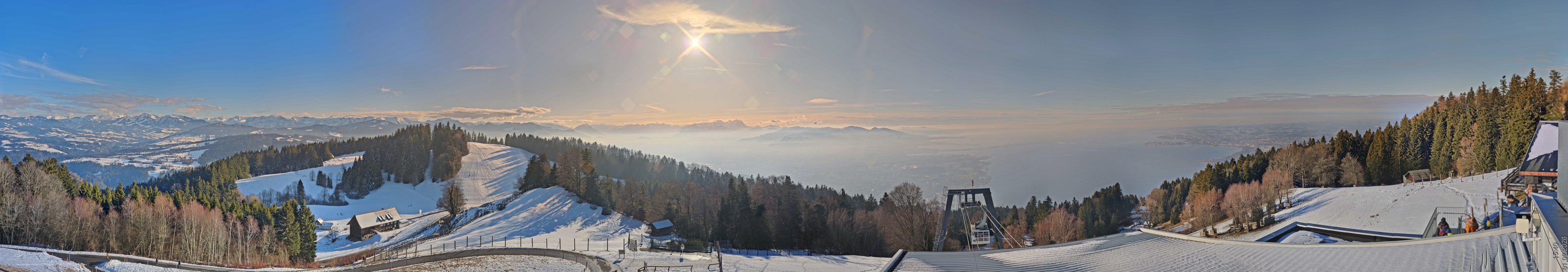Archiv Foto Webcam Bregenz: Bergstation Pfänderbahn