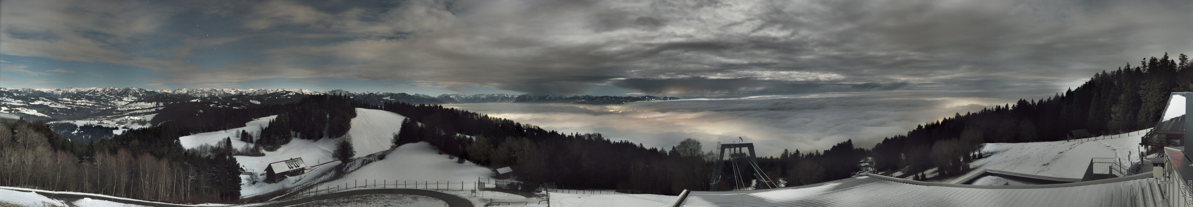 Archiv Foto Webcam Bregenz: Bergstation Pfänderbahn