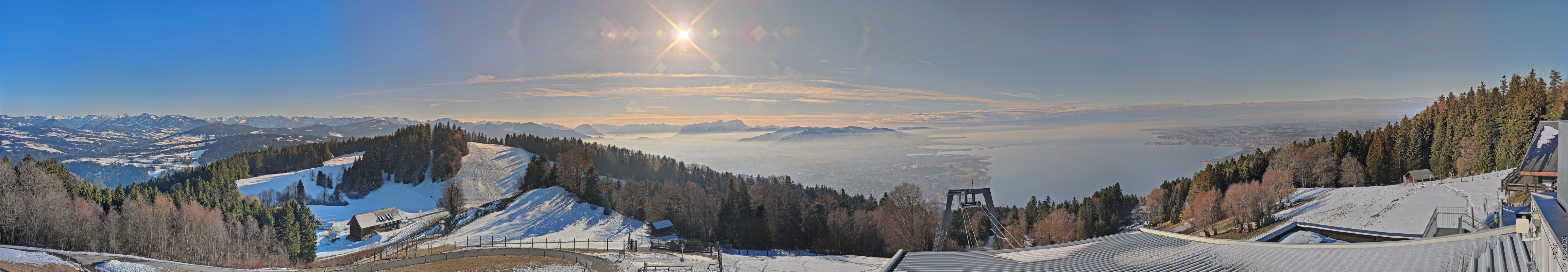 Archiv Foto Webcam Bregenz: Bergstation Pfänderbahn