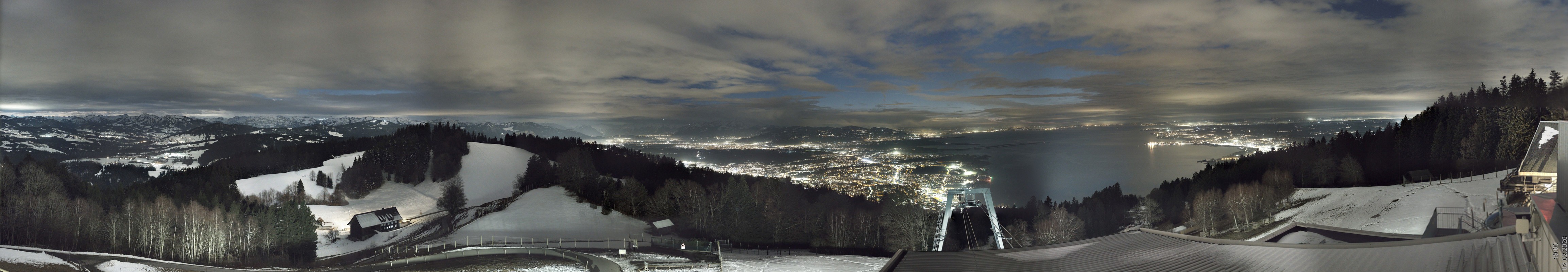 Archiv Foto Webcam Bregenz: Bergstation Pfänderbahn
