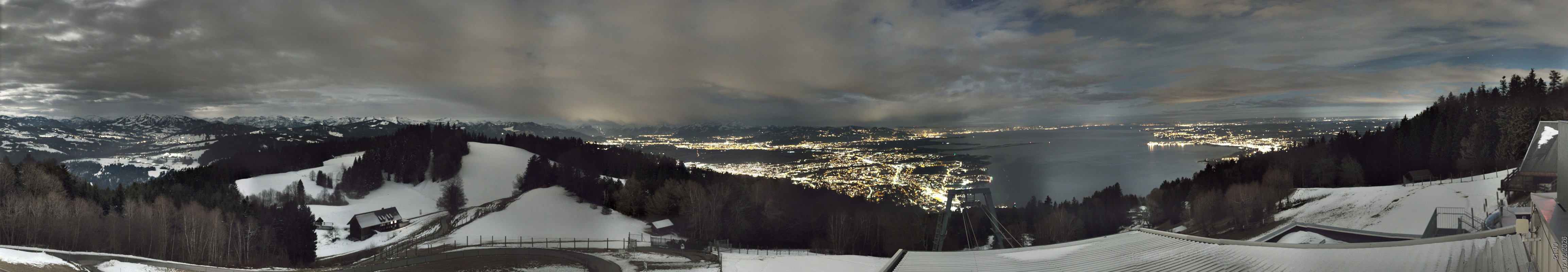 Archiv Foto Webcam Bregenz: Bergstation Pfänderbahn