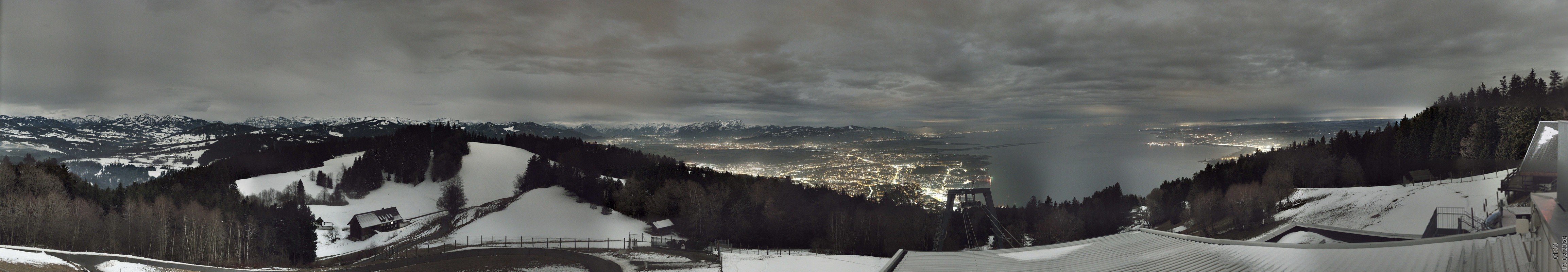 Archiv Foto Webcam Bregenz: Bergstation Pfänderbahn