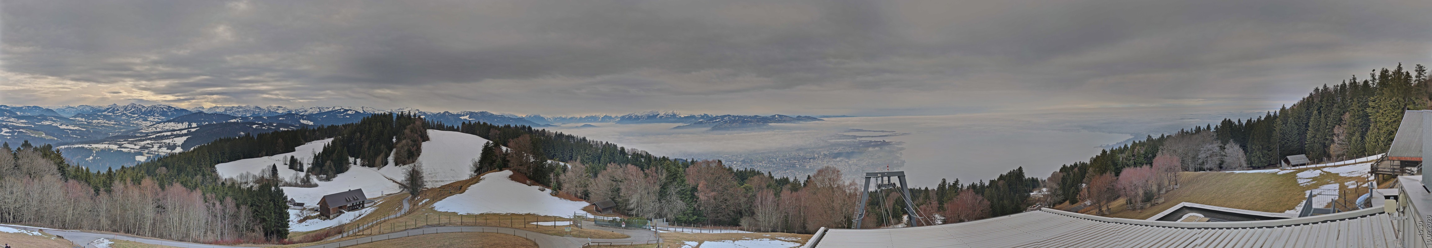Archiv Foto Webcam Bregenz: Bergstation Pfänderbahn