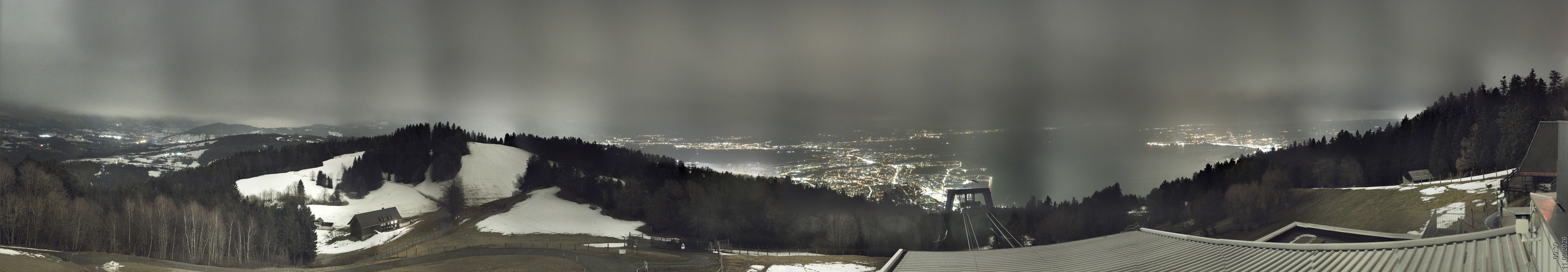 Archiv Foto Webcam Bregenz: Bergstation Pfänderbahn