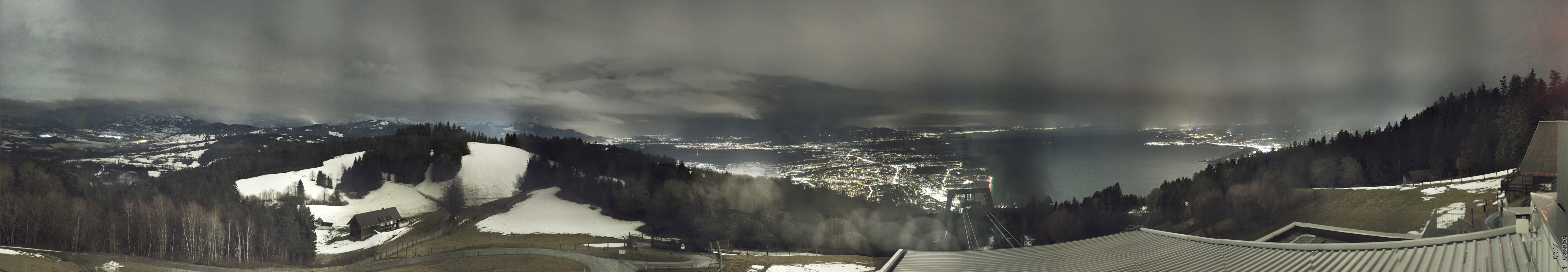 Archiv Foto Webcam Bregenz: Bergstation Pfänderbahn