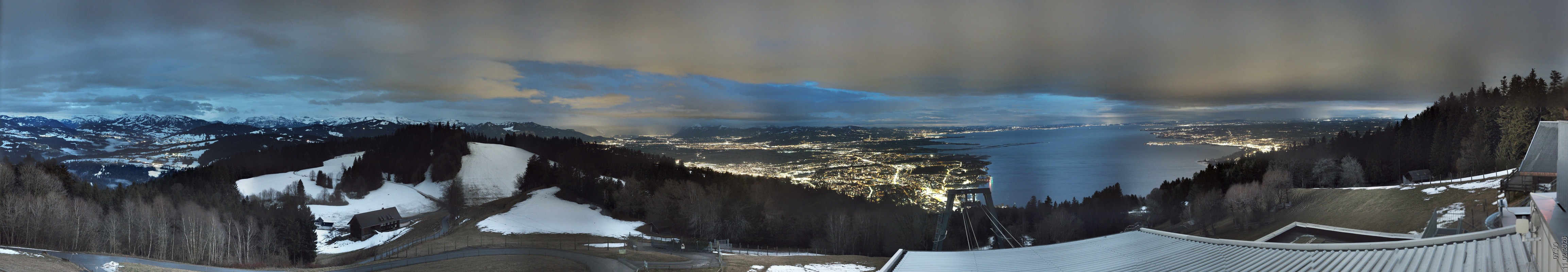 Archiv Foto Webcam Bregenz: Bergstation Pfänderbahn