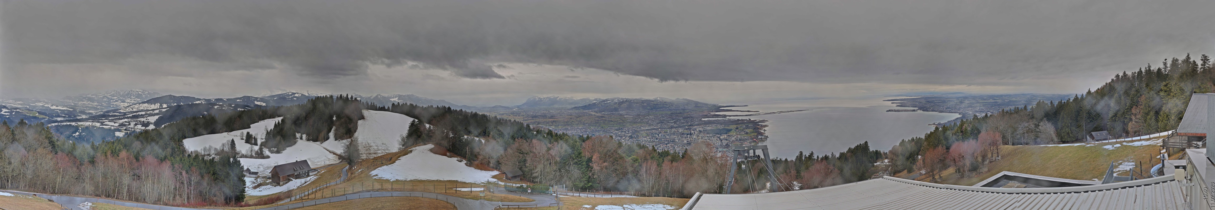 Archiv Foto Webcam Bregenz: Bergstation Pfänderbahn