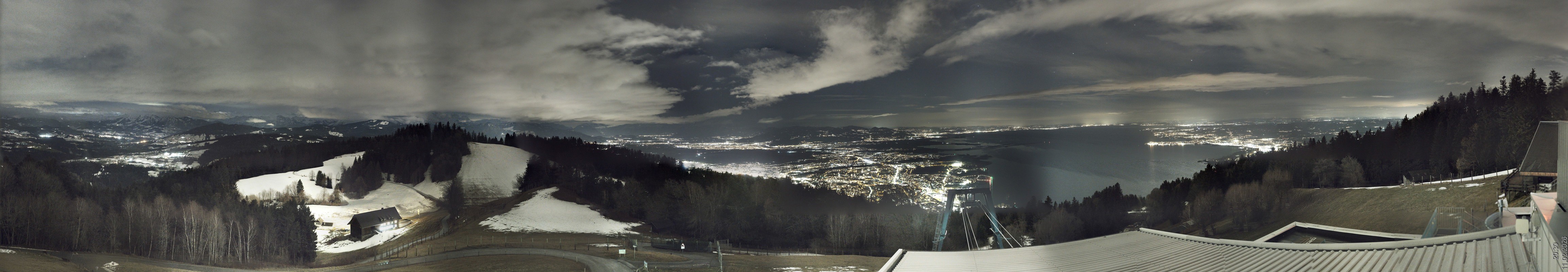 Archiv Foto Webcam Bregenz: Bergstation Pfänderbahn