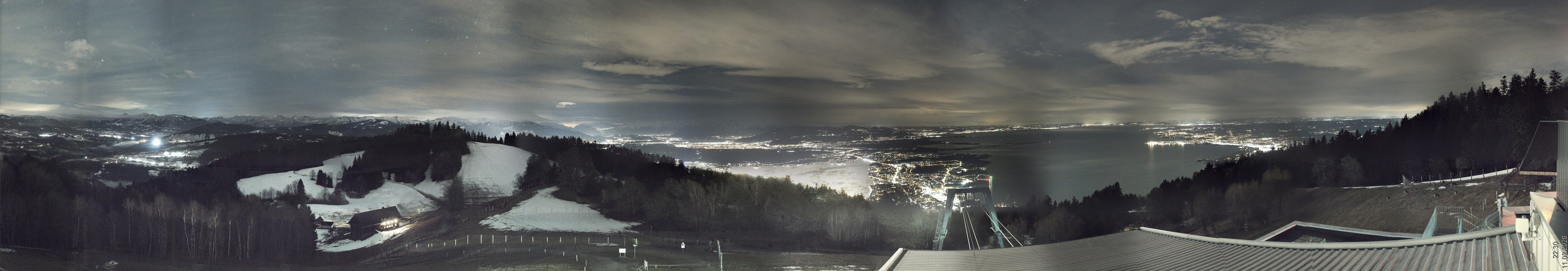 Archiv Foto Webcam Bregenz: Bergstation Pfänderbahn