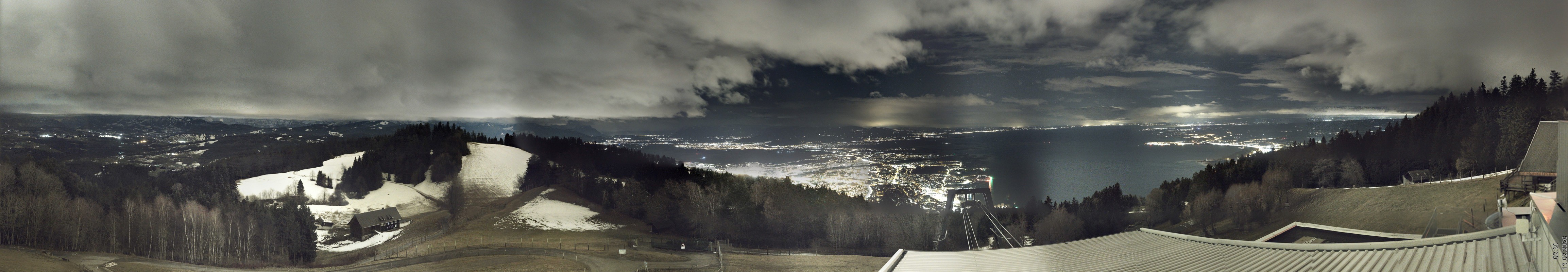 Archiv Foto Webcam Bregenz: Bergstation Pfänderbahn