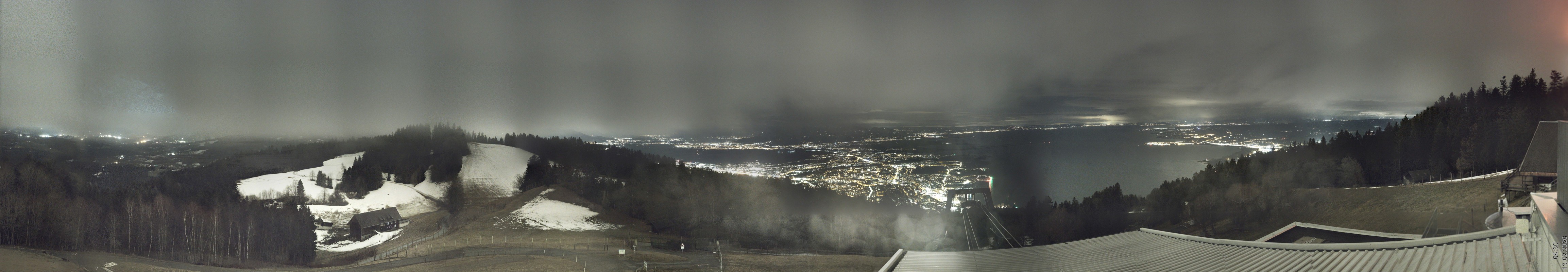 Archiv Foto Webcam Bregenz: Bergstation Pfänderbahn