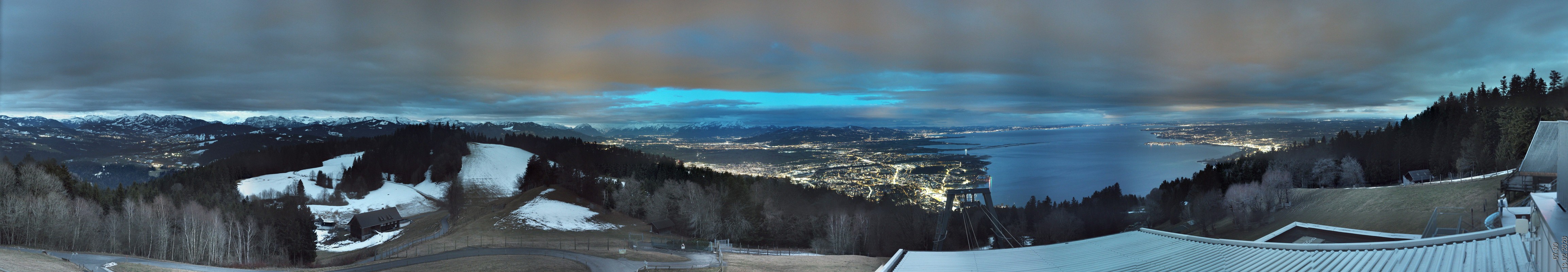Archiv Foto Webcam Bregenz: Bergstation Pfänderbahn