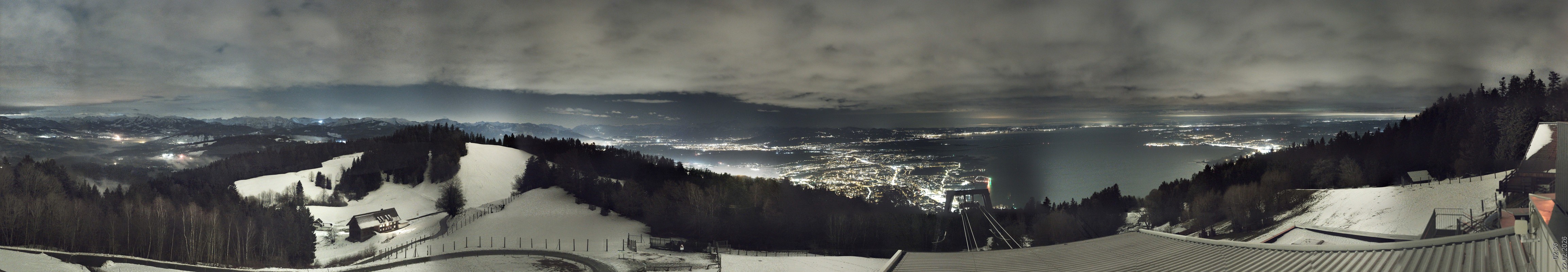 Archived image Webcam Top Station Pfänderbahn