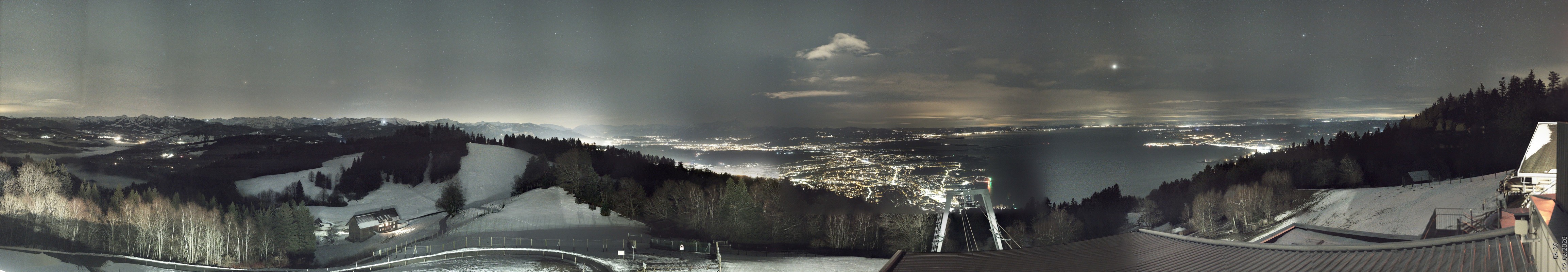 Archived image Webcam Top Station Pfänderbahn