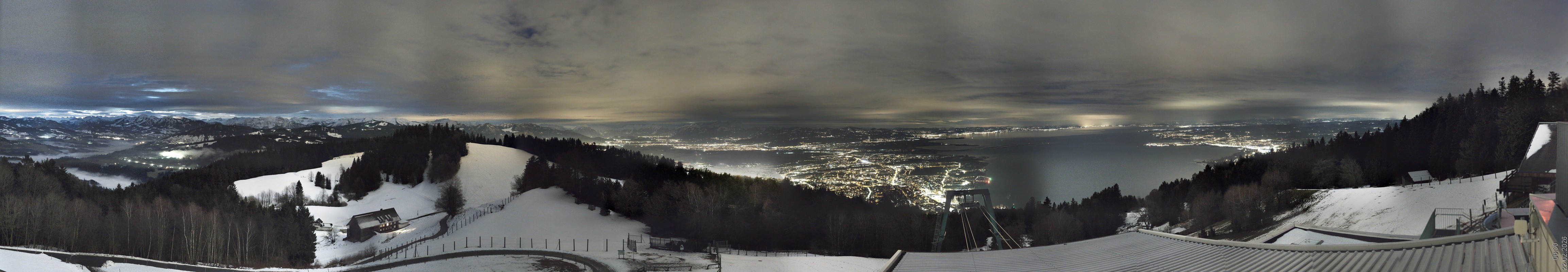 Archived image Webcam Top Station Pfänderbahn
