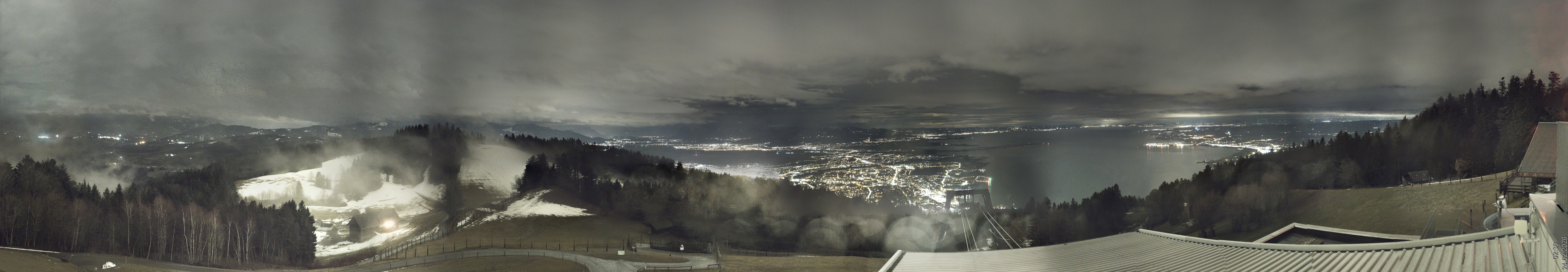 Archiv Foto Webcam Bregenz: Bergstation Pfänderbahn