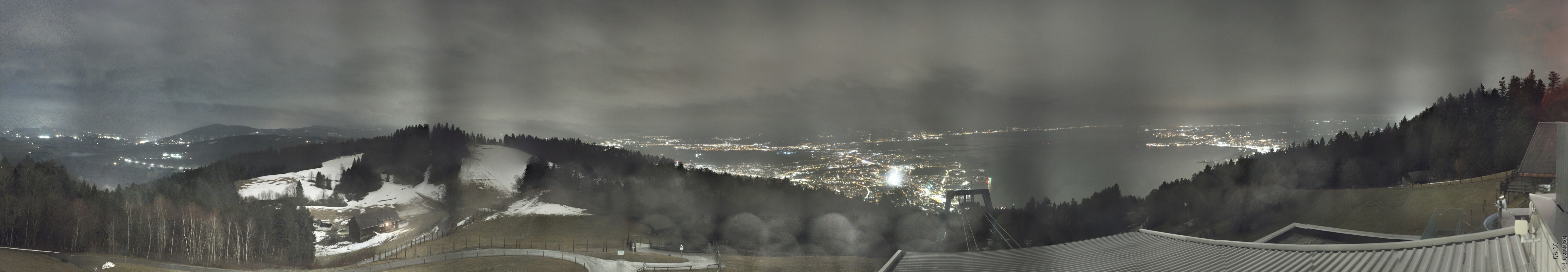 Archiv Foto Webcam Bregenz: Bergstation Pfänderbahn