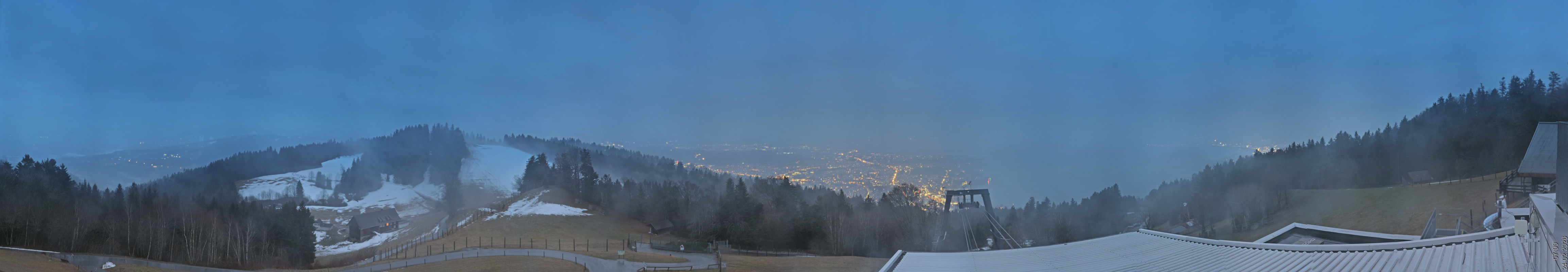 Archiv Foto Webcam Bregenz: Bergstation Pfänderbahn