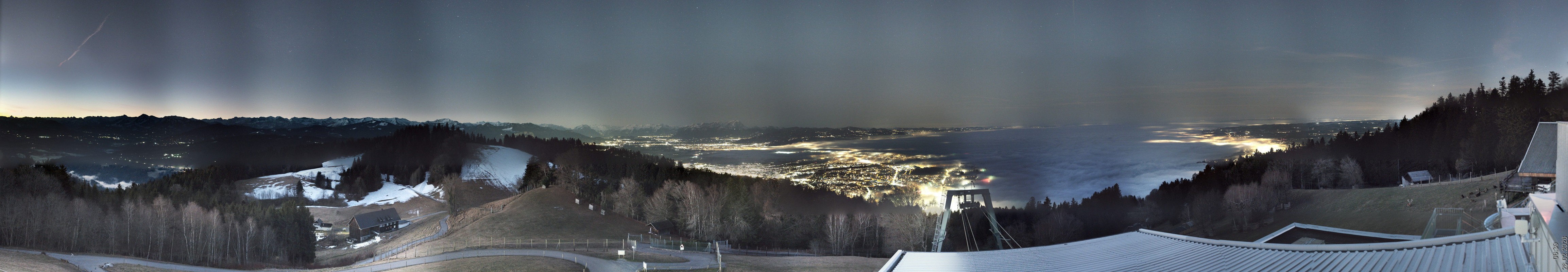 Archiv Foto Webcam Bregenz: Bergstation Pfänderbahn