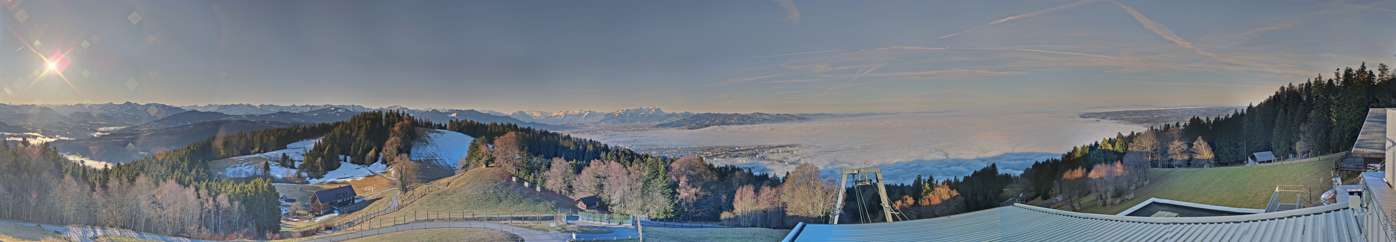 Archiv Foto Webcam Bregenz: Bergstation Pfänderbahn