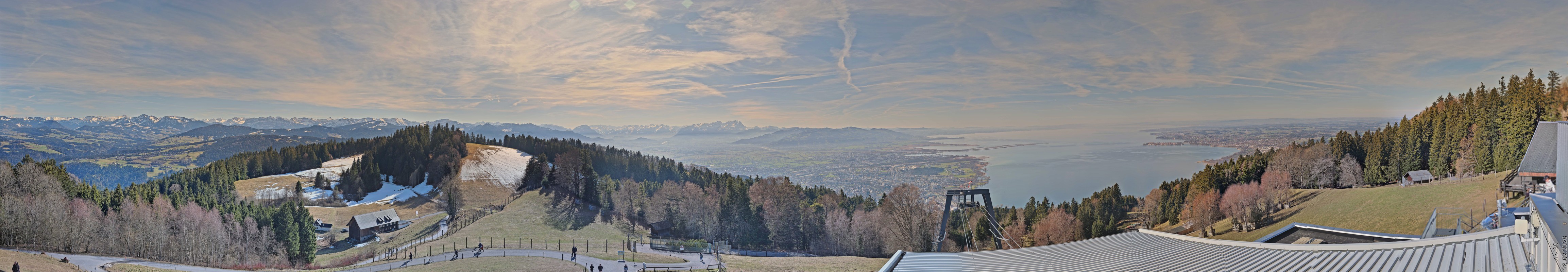 Archiv Foto Webcam Bregenz: Bergstation Pfänderbahn