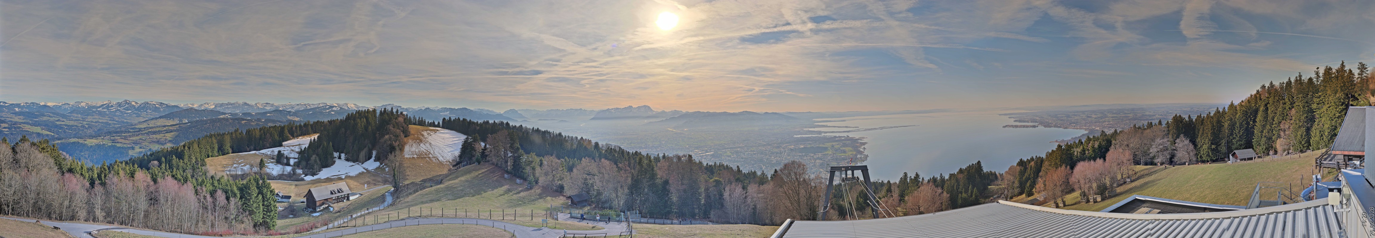 Archiv Foto Webcam Bregenz: Bergstation Pfänderbahn