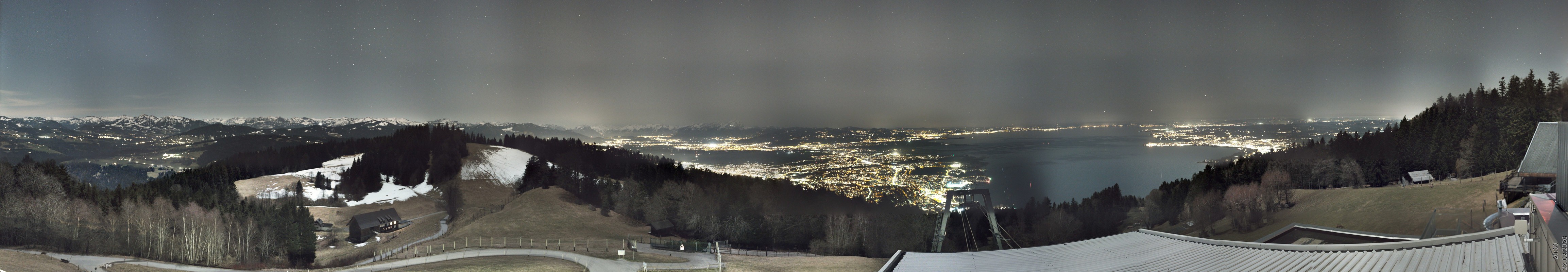 Archiv Foto Webcam Bregenz: Bergstation Pfänderbahn