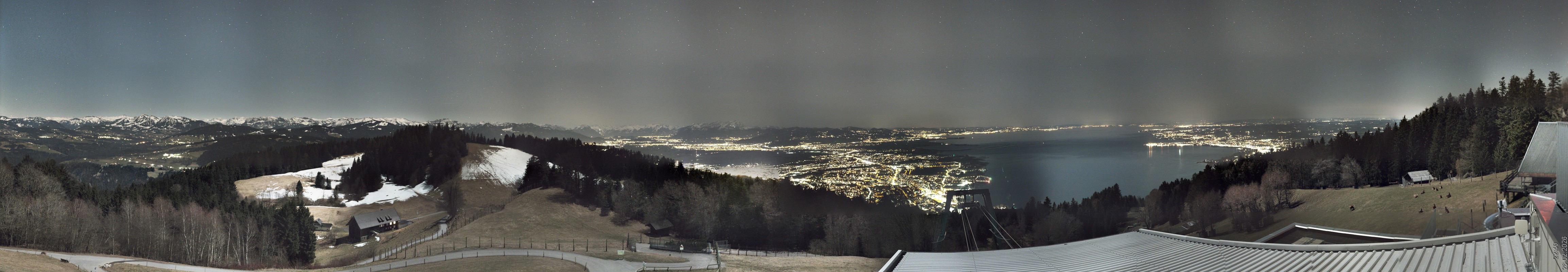 Archived image Webcam Top Station Pfänderbahn