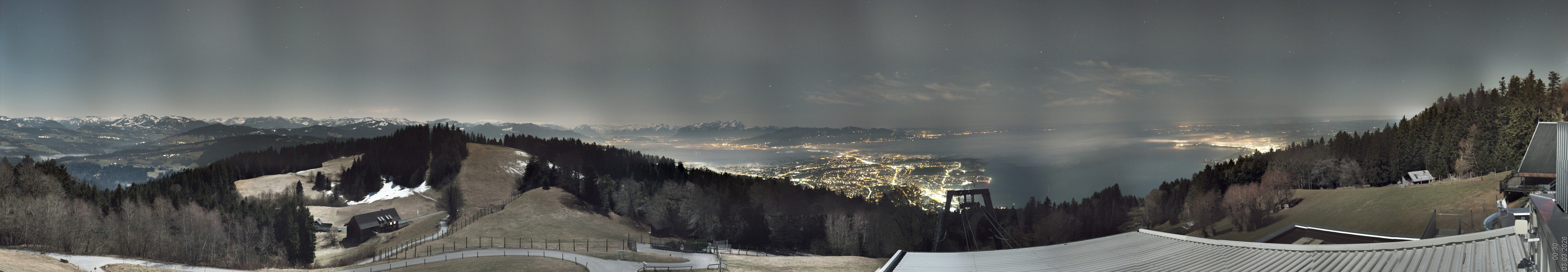 Archiv Foto Webcam Bregenz: Bergstation Pfänderbahn